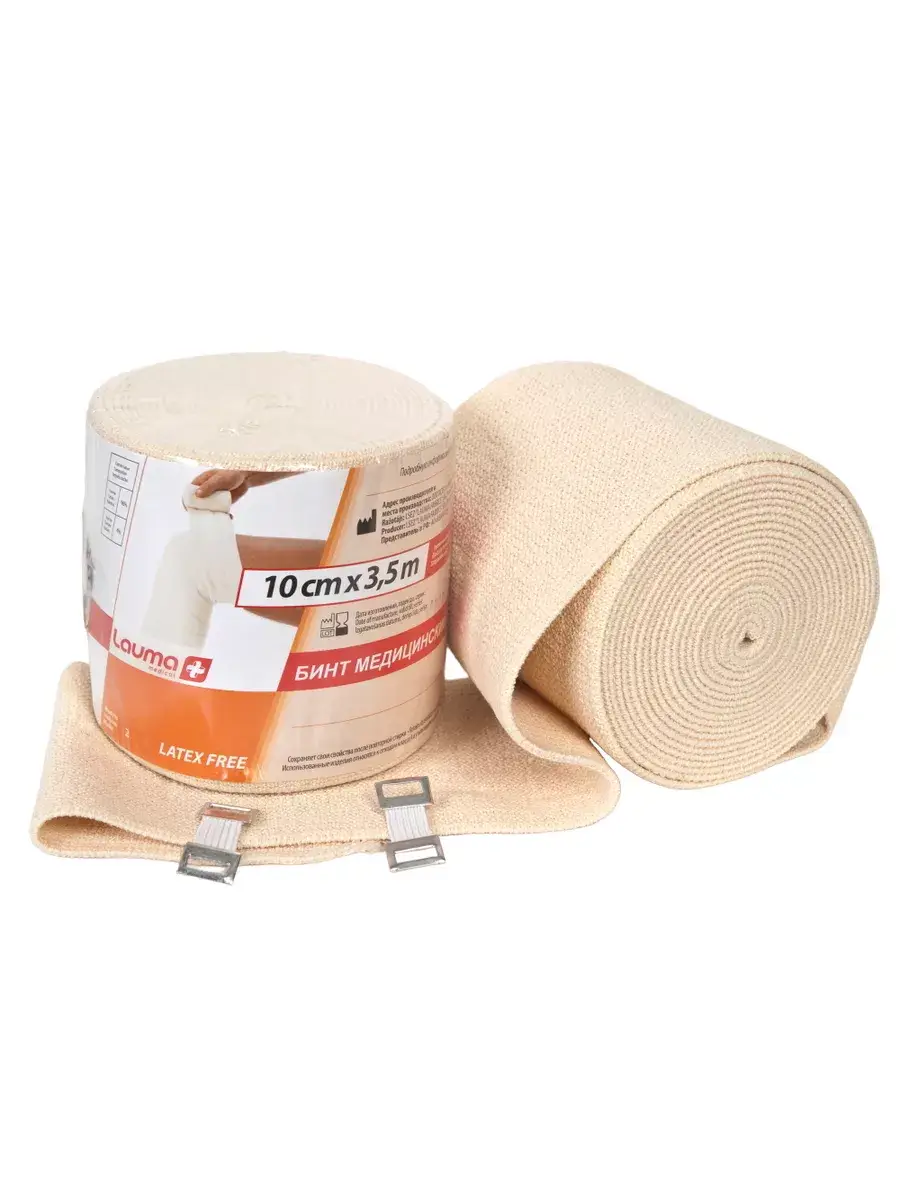 Lauma Elastic Bandage Latex Free 10 cm x 3.5 m