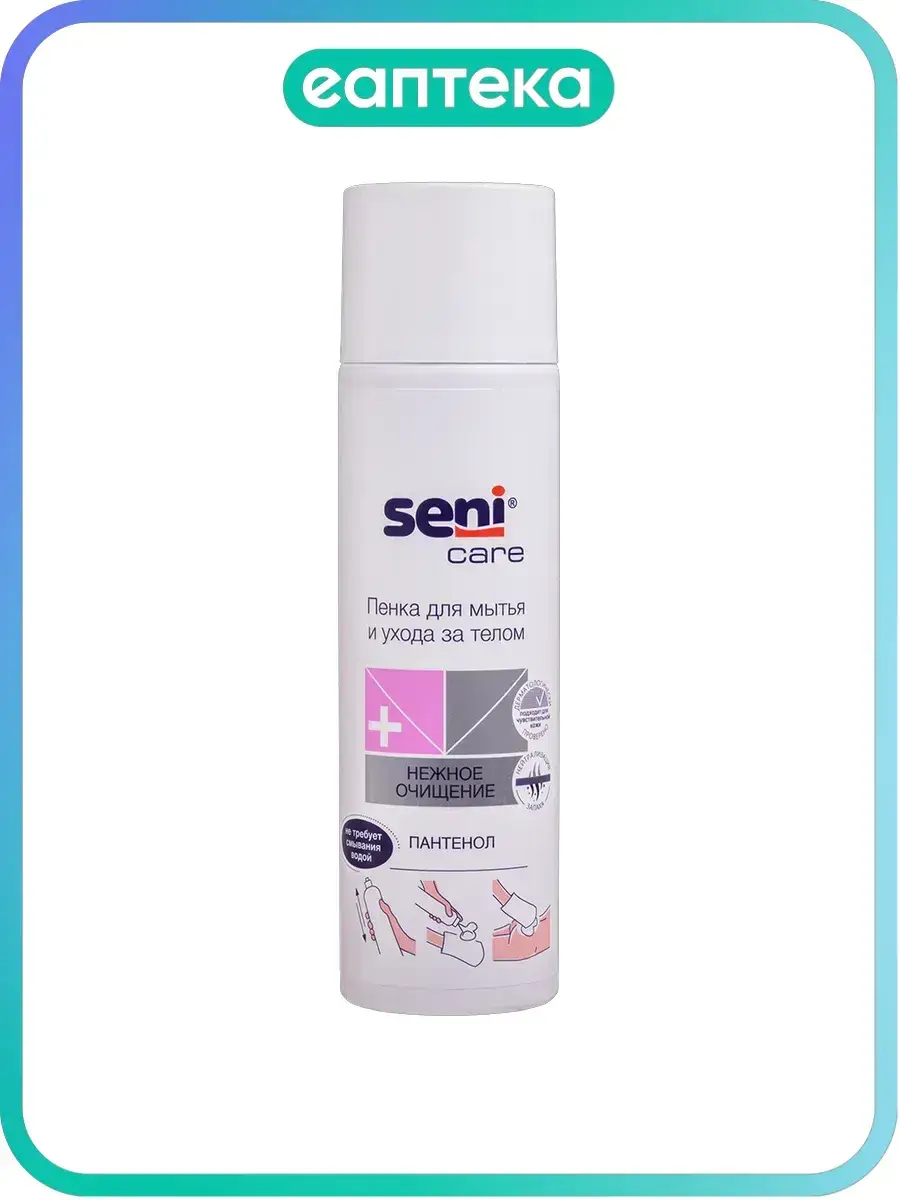Seni Care Body Cleansing Foam 1 pack 500 ml, 1 Count