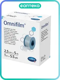 Omnifilm Transparent Film Dressing, 5 m x 2.5 cm, 1 Strip Patches 1 Count #1