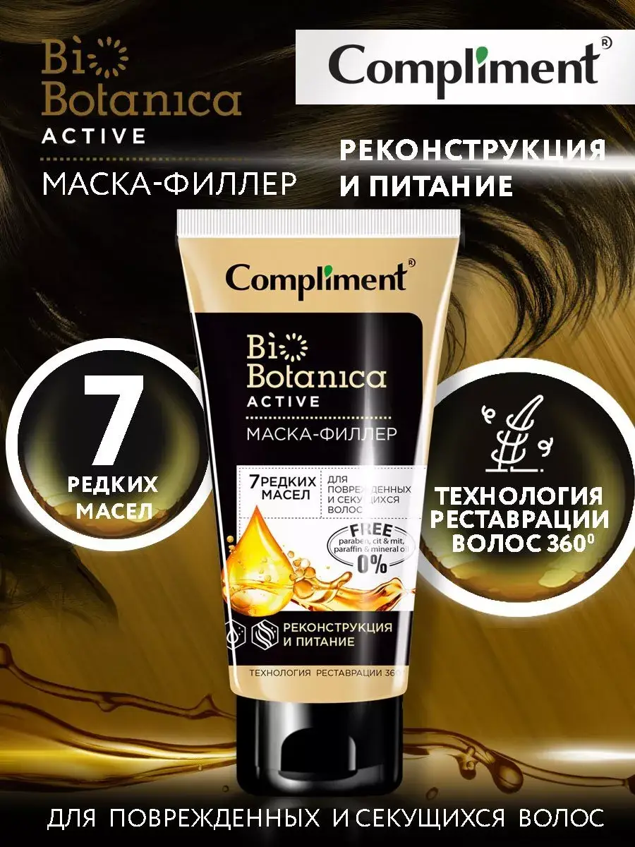 Biobotanica Active Damaged Hair Mask 200ml
