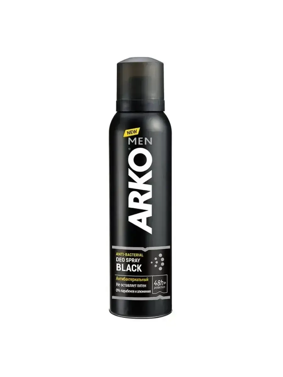 Arko Men Black Antibacterial Spray Deodorant 150 ml 1 Pack