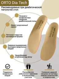 Orto Diabetic Orthopedic Insoles – 2 Pairs, Latex & Memopur #1