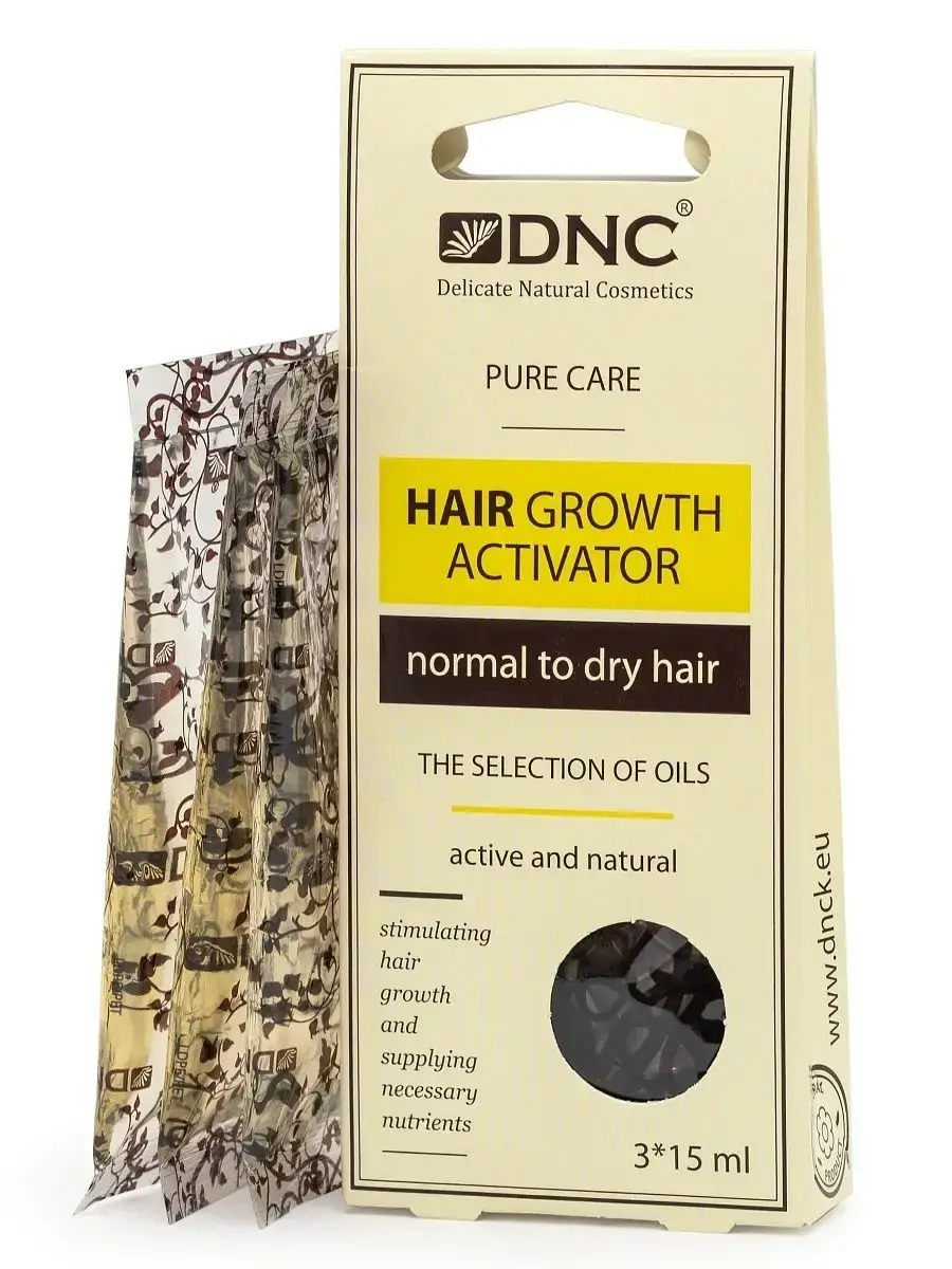 DNC Hair Growth Activator for Dry and Normal Hair 3 Pack 15 ml, 3 Count