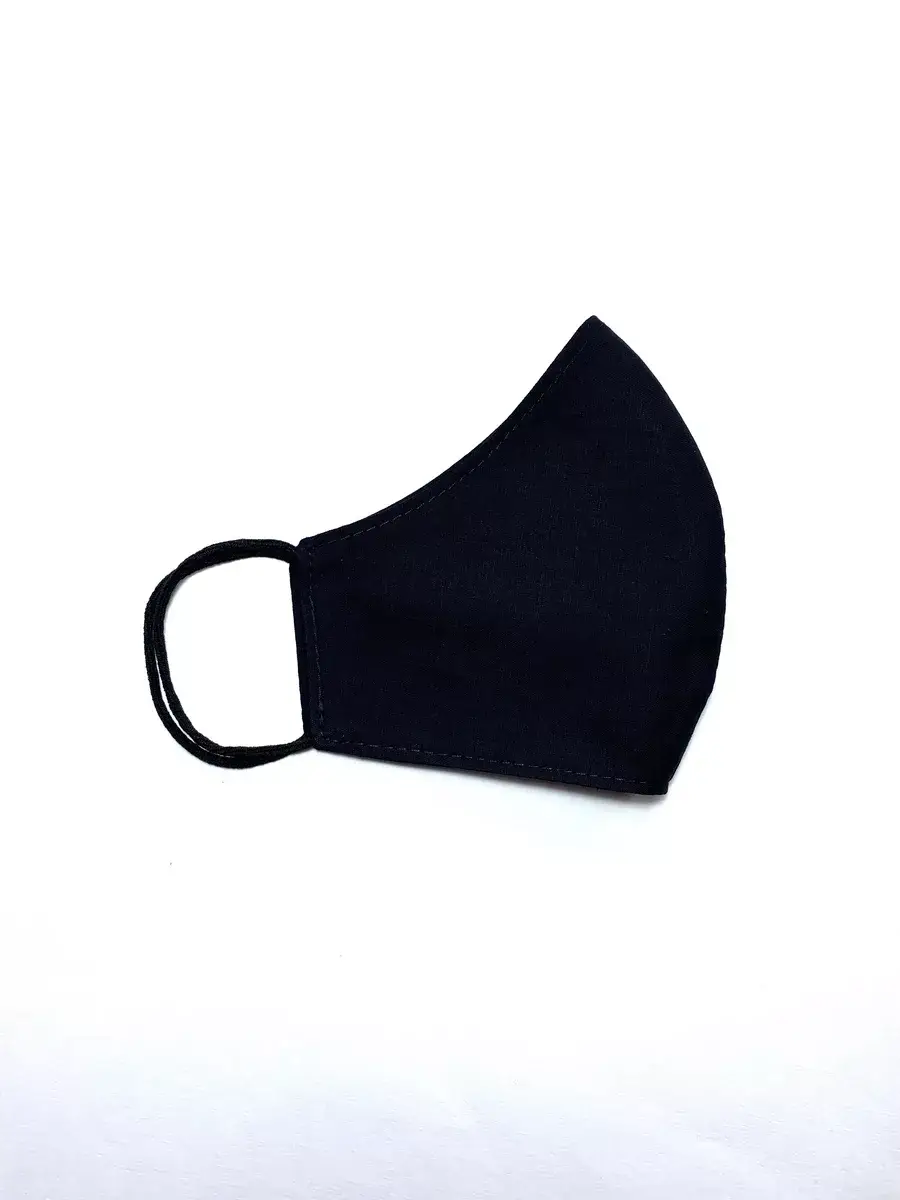 Valerika Reusable Black Cotton Face Mask with Print, S-M, 1 pc