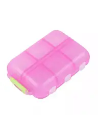 OEMG 12-Square Pink Pill Organizer Tablets #1