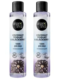 Organic Shop Blackberry Facial Toner, 2 × 100 ml #1