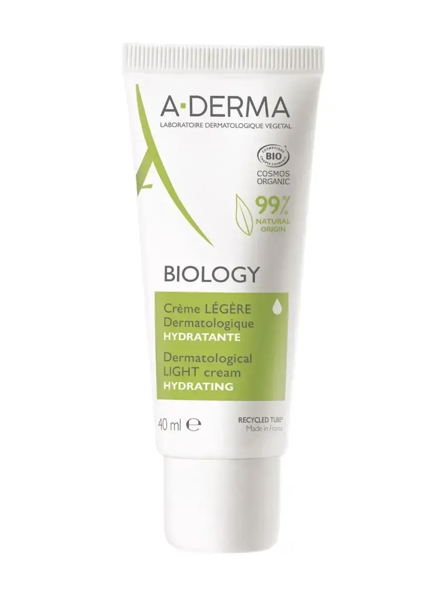 A-Derma Biology Light Moisturizing Dermatological Cream 40 ml