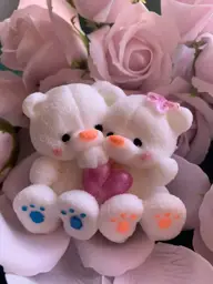 Sofisha Handmade Teddy Bear Heart Soap, 1 Piece, 8 × 6 × 6 cm #1