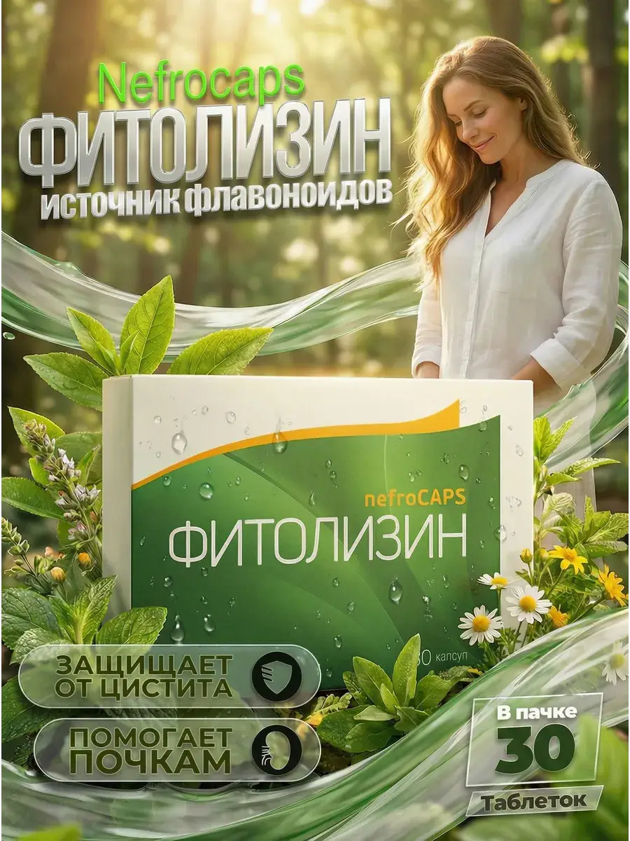 Phytolysin Nephrocaps 356 mg Capsules, 30 Pack