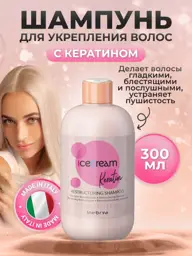 Inebrya Keratin Shampoo for Damaged Hair, 300 ml #1