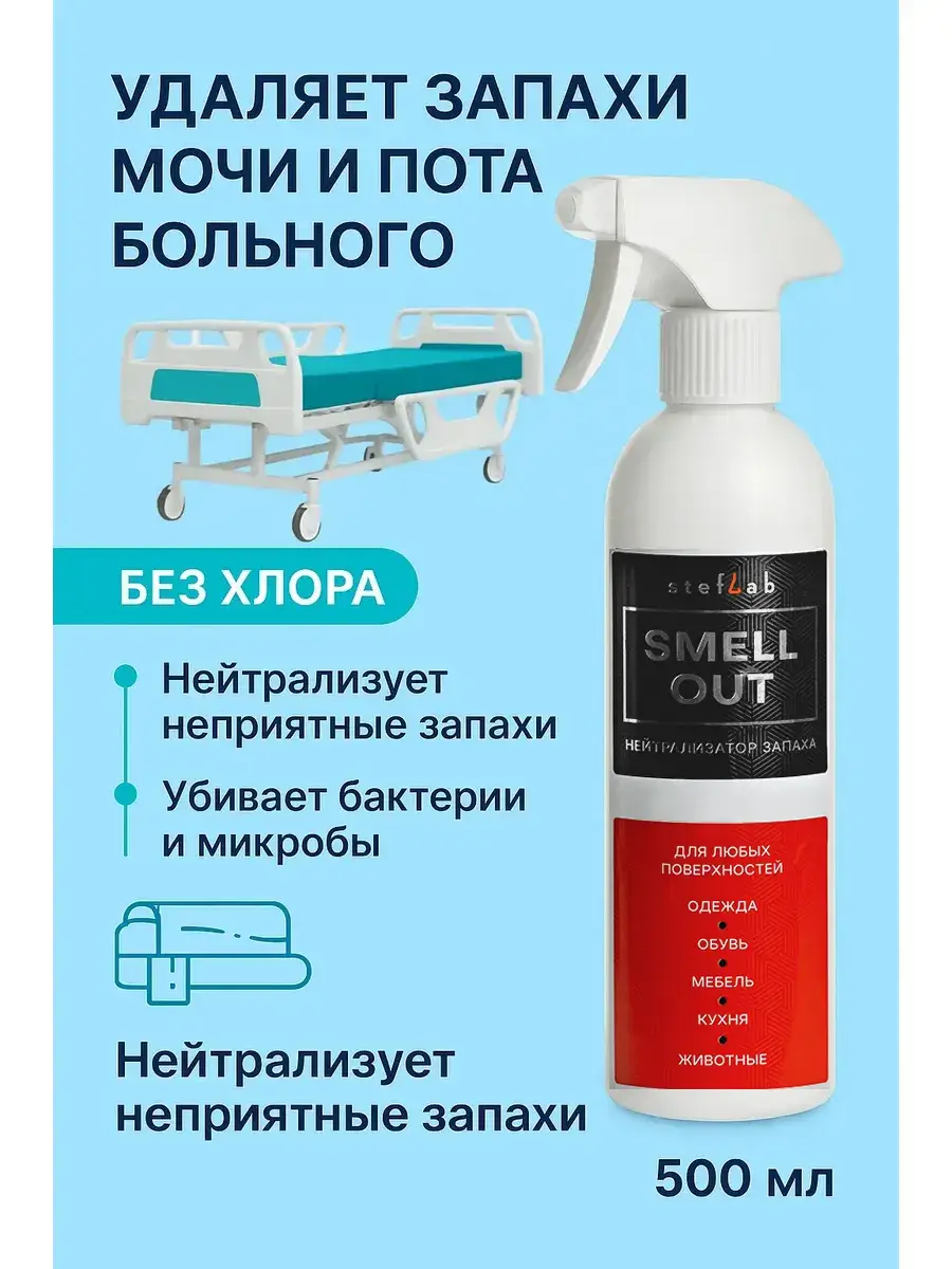 SMELL OUT Urine and Sweat Odor Neutralizer 500ml