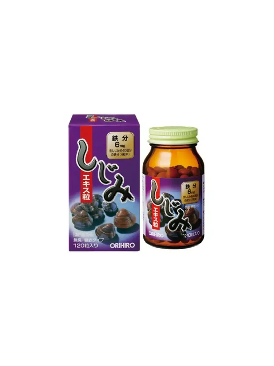 Orihiro Corbicula Extract Coated Tablets, 250 g, 30-Day Supply