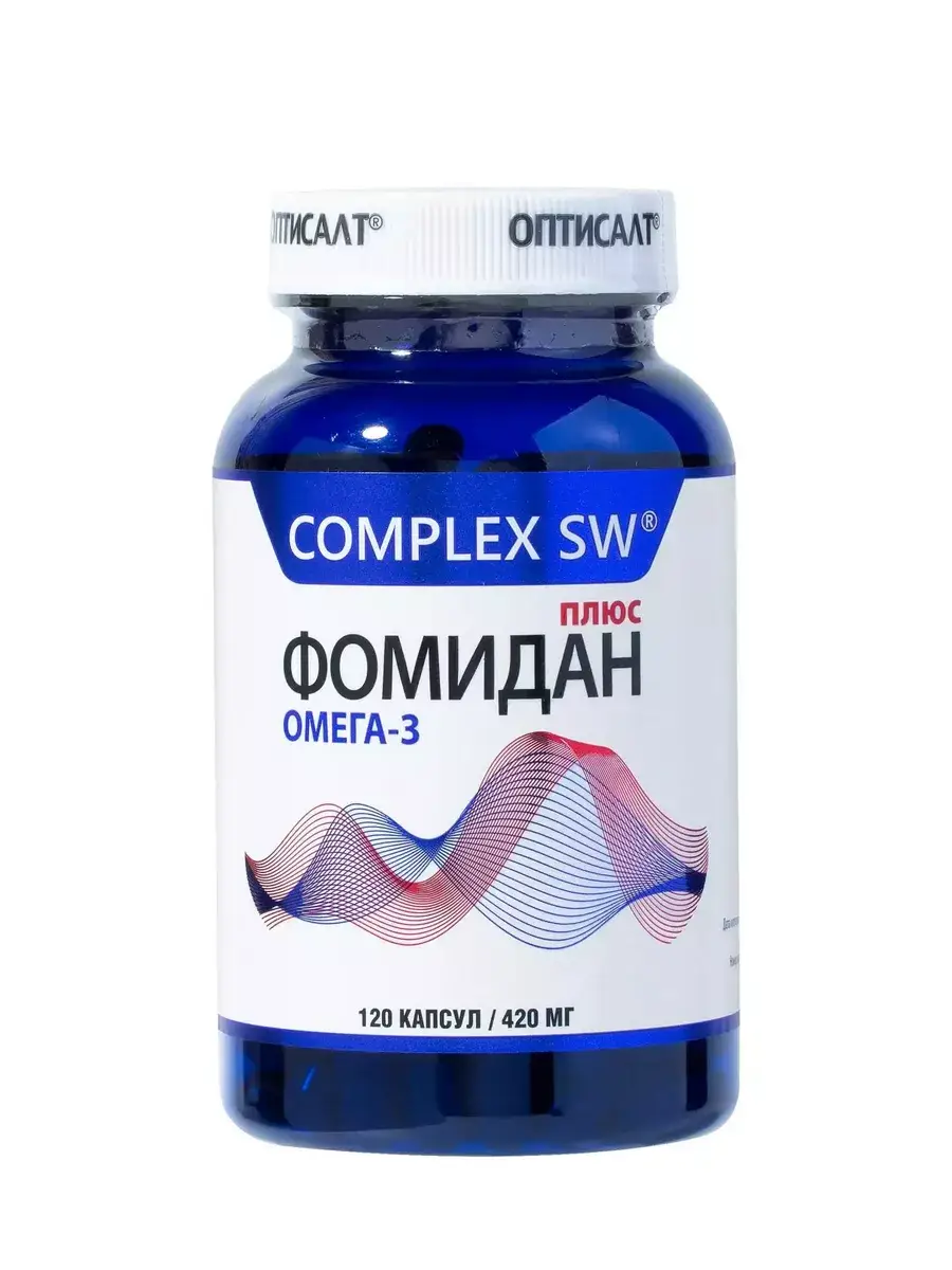 Fomidan Plus Complex SW Antioxidant Capsules 120 Pack 420 mg, 120 Count