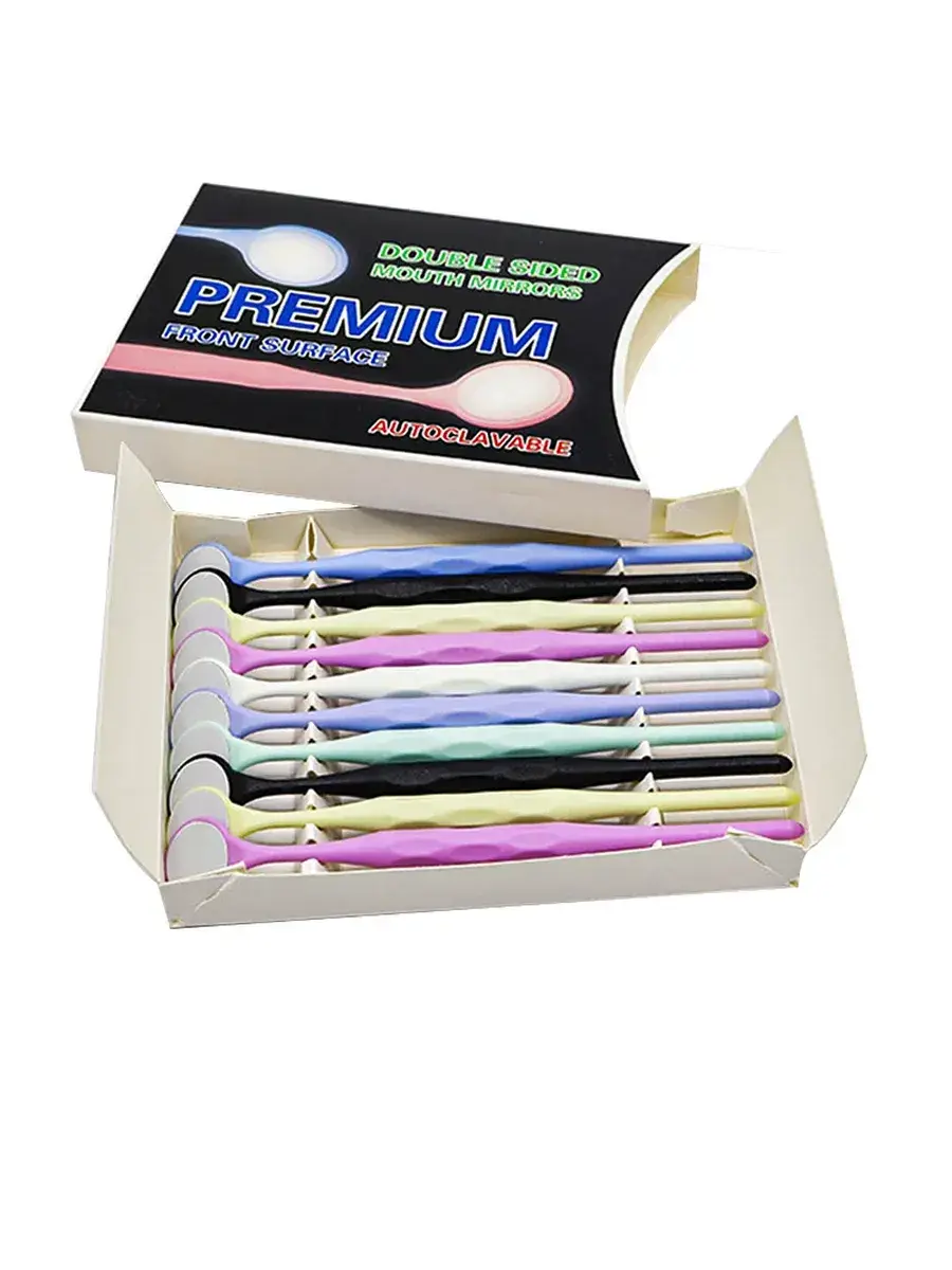 Jumtop Double-Sided Dental Mirrors, Plastic