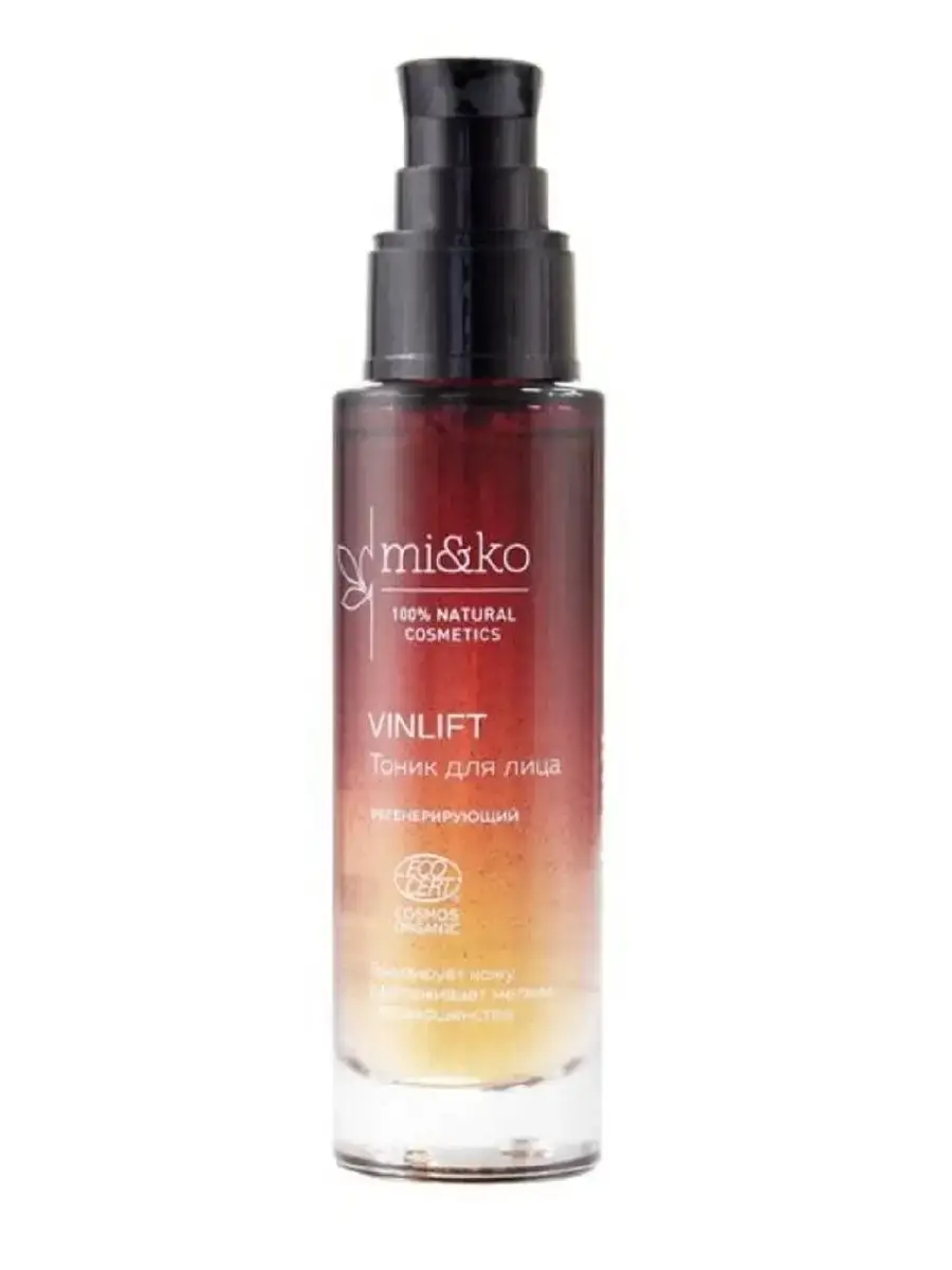 mi&ko VinLift Facial Toner with Lemon and Moringa Extracts, 50 ml