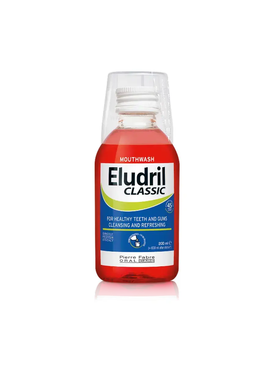 Eludril Classic Mouthwash 200 ml, 1 Count