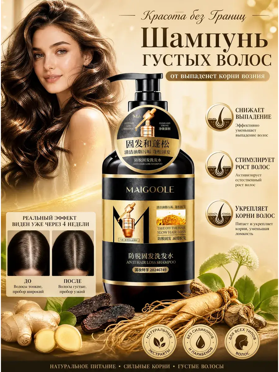 Hair Growth Shampoo, 400 ml