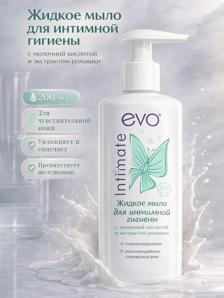EVO Intimate Liquid Soap 200 ml #1