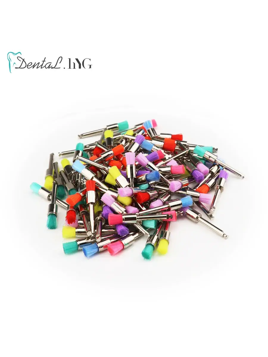 HARBOR DENT Disposable Polishing Toothbrushes 100 Pack