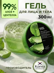 BestKorea shop Aloe Vera and Centella Leave-In Gel, 300 ml #1