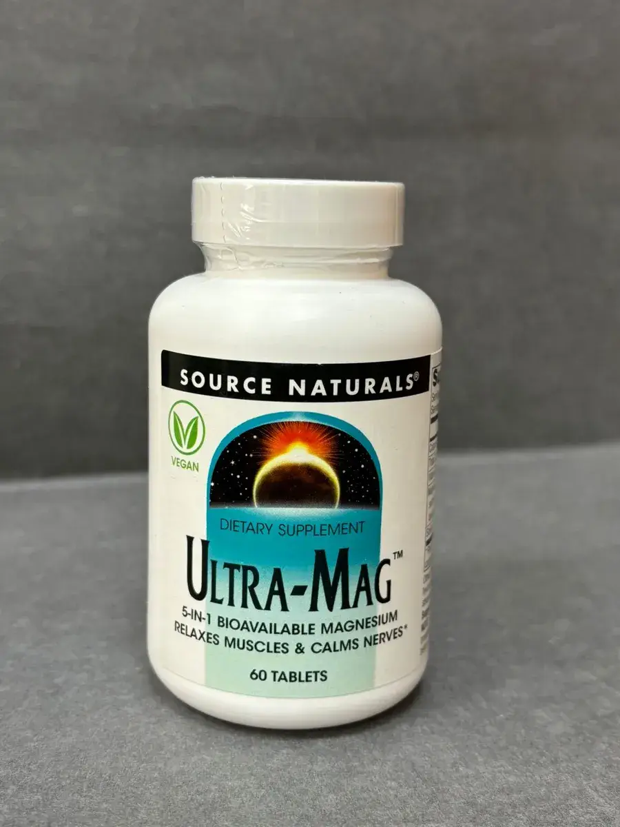 Ultra-Mag Magnesium with Vitamin B6, 60 Tablets 60 Count