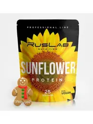 Ruslabnutrition Sunflower Plant Protein Powder, Gingerbread, 800 g #1