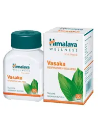Himalaya Vasaka Coated Tablets for Respiratory Support, 60 tablets 60 Count #1