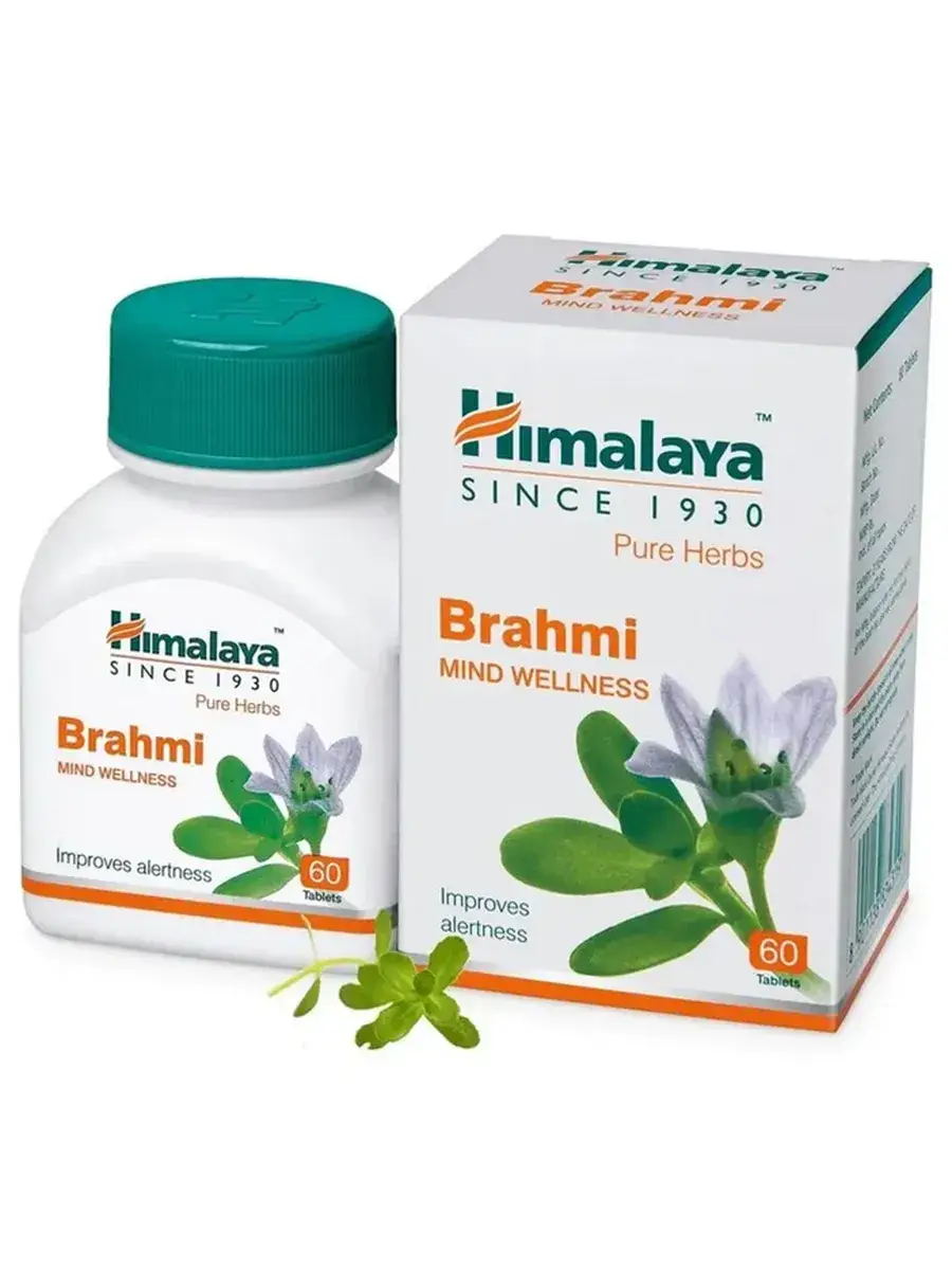 Himalaya Herbals Brahmi Dietary Supplement, 60 Tablets
