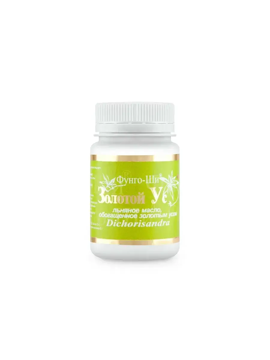 Fungoshi Golden Mustache with Flaxseed Oil 60 Capsules