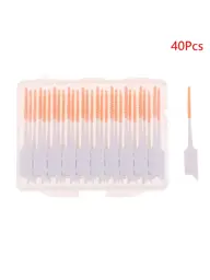 AACAR Interdental Floss Picks, Orange, 40 Pieces #1