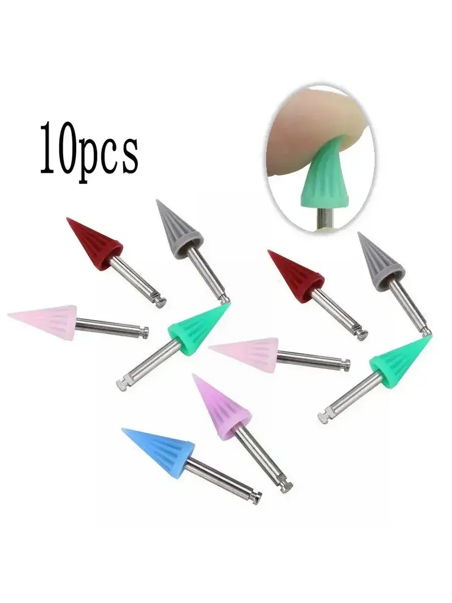 Xceldent Dental Polishing Brush, 2.35 mm, 10 Pieces