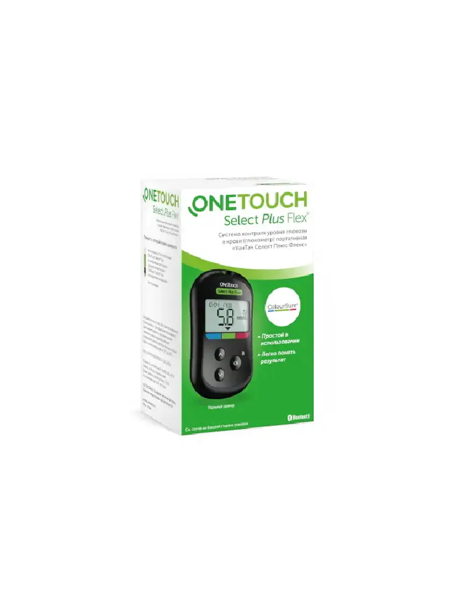 OneTouch Select Plus Flex Blood Glucose Monitor with Lancing Device and 10 Lancets