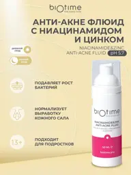BIOTIME Niacinamide & Zinc Anti-Acne Face Fluid Face Cream #1
