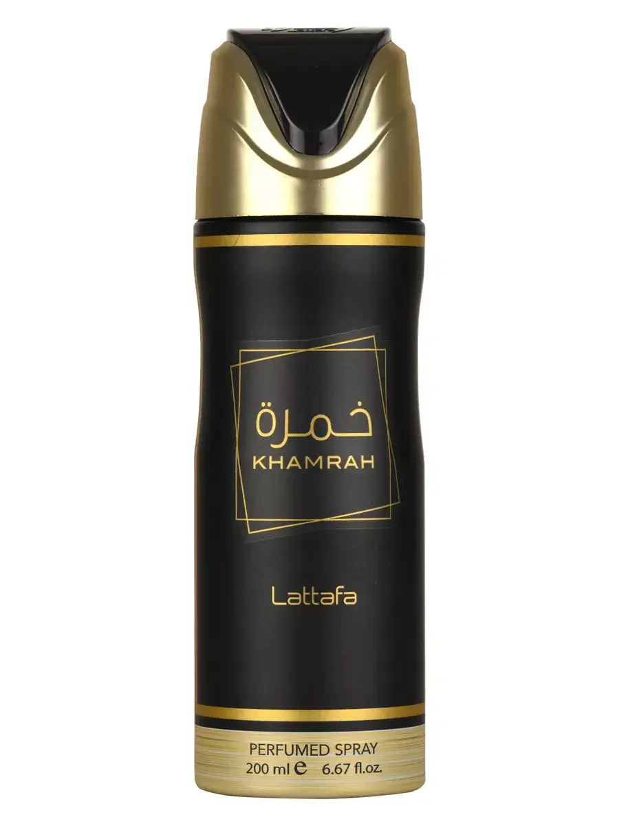 Lattafa Khamrah Perfumed Deodorant Spray, 200 ml