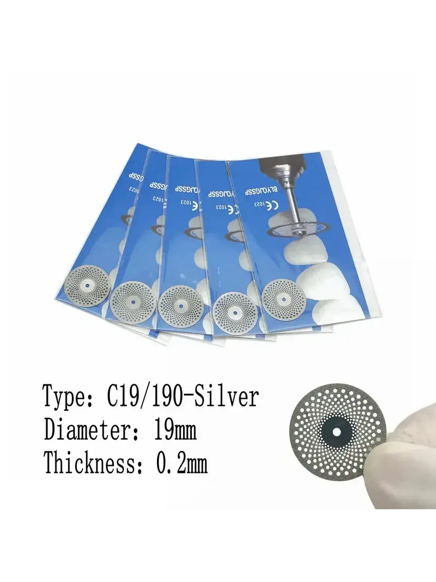 Xceldent Diamond Dental Discs 19 mm, 5 Count