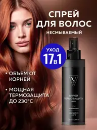 DZIYNA 17-in-1 Hair Heat Protection and Volume Spray, 200 ml #1