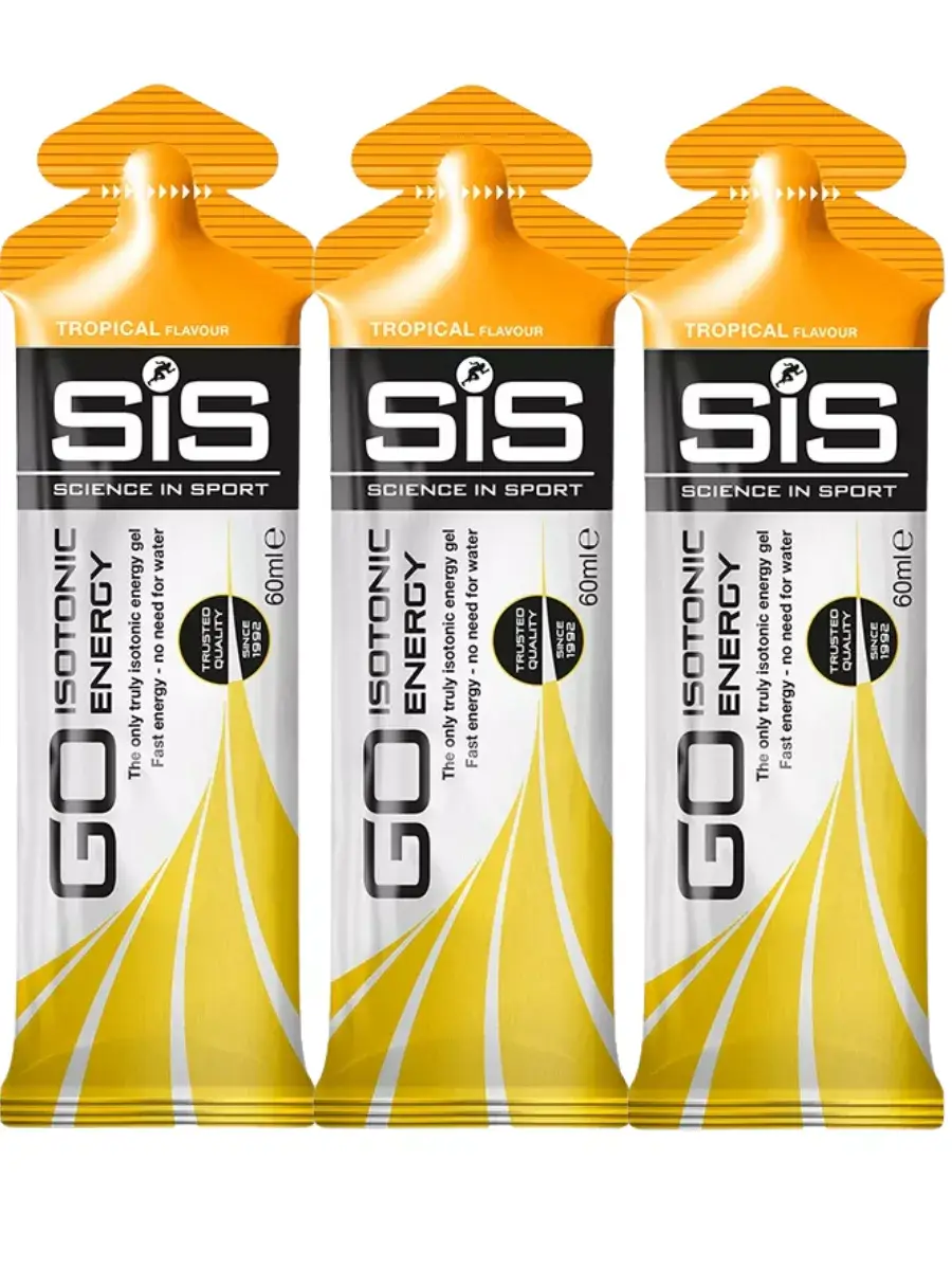 Science in Sports Energy Gel Tropical 60 ml 3-Pack