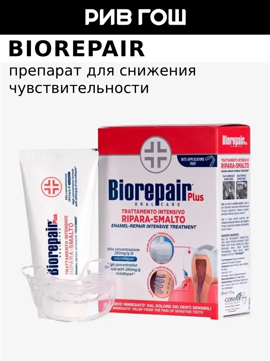 Biorepair Desensitizing Enamel Repairer Treatment, 50 ml