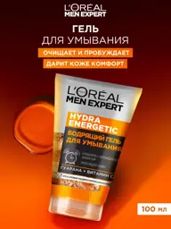 L'Oréal Paris Men Expert Hydra Energetic Face Wash Gel, 100 ml #1