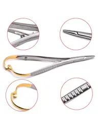 Tyceen Straight-Head Dental Needle Holder Pliers #1