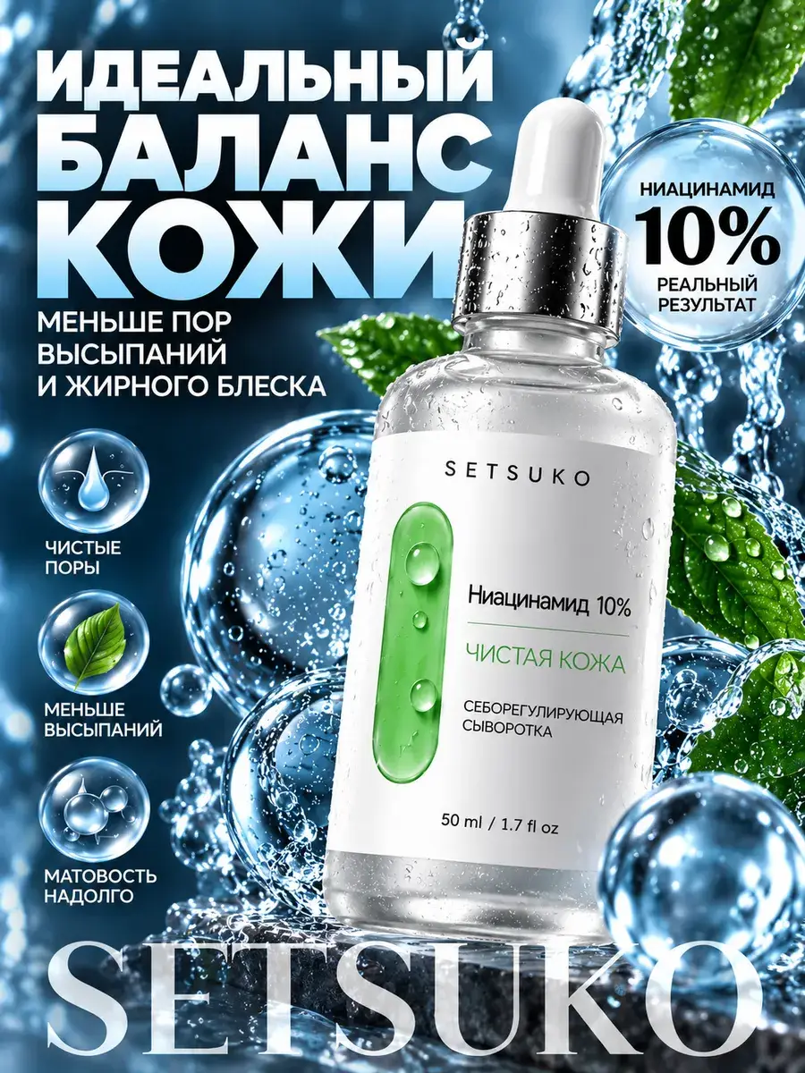 SetSuko Niacinamide Face Serum 50 ml