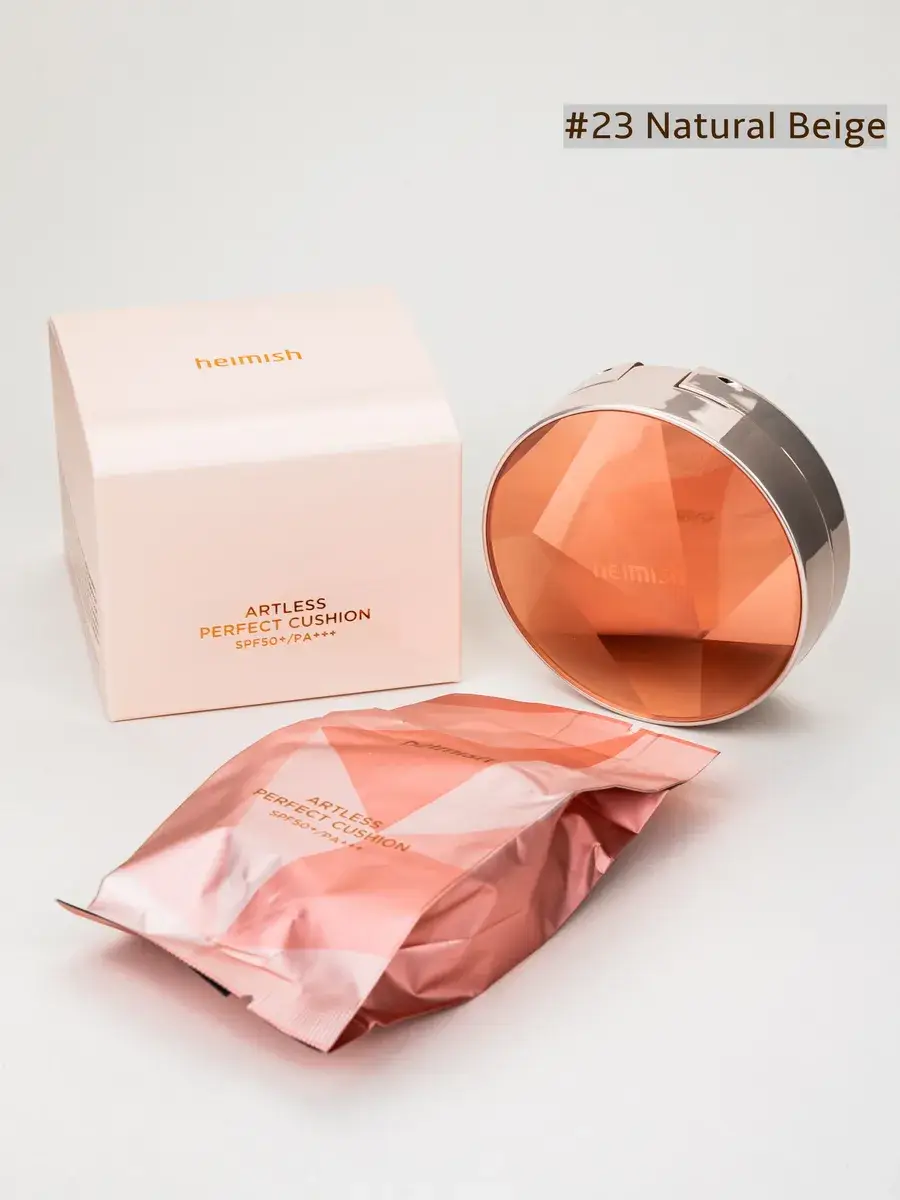 Heimish Artless Perfect Cushion, Glow Finish, SPF 50+, 2 Pack