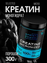Sprint Power Micronized Creatine Monohydrate Powder, 300 g #1