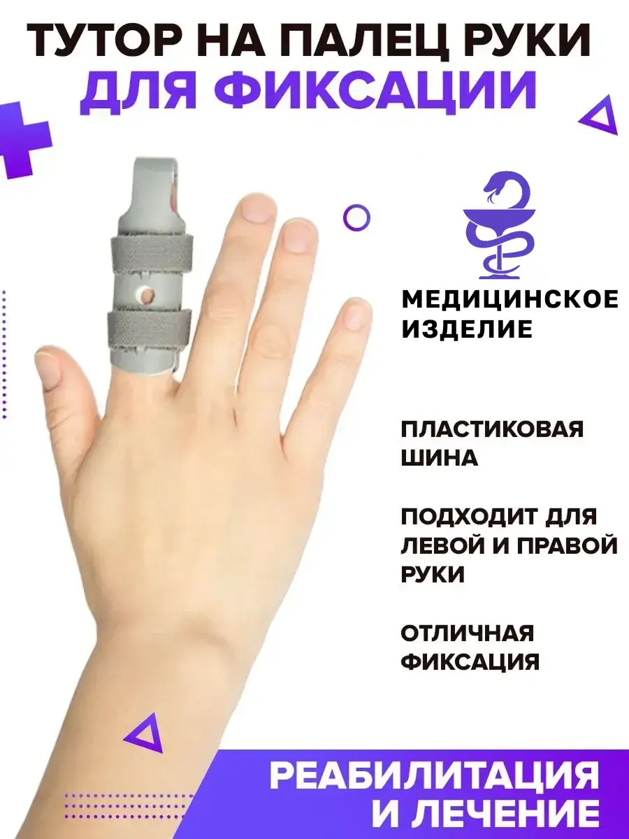 Trives Finger Splint Grey