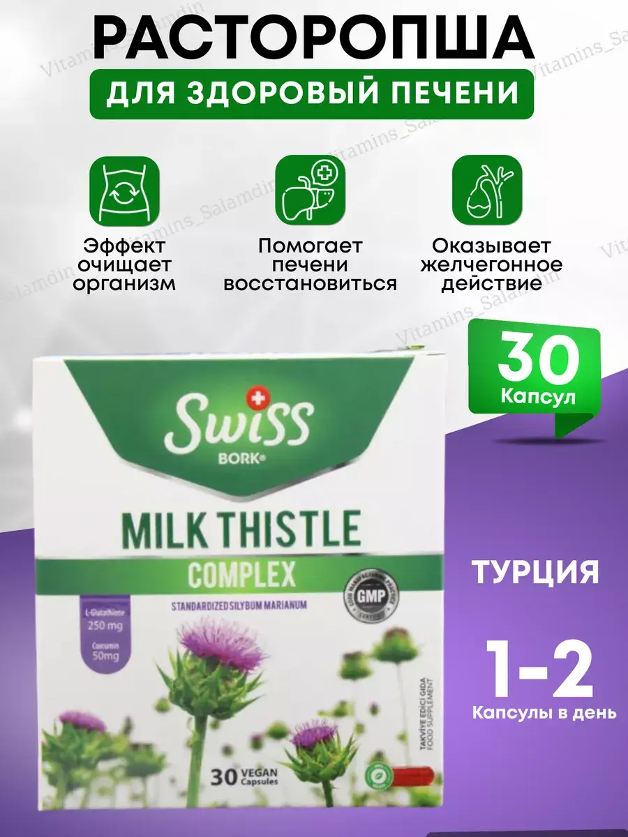 SWISS Milk Thistle Capsules