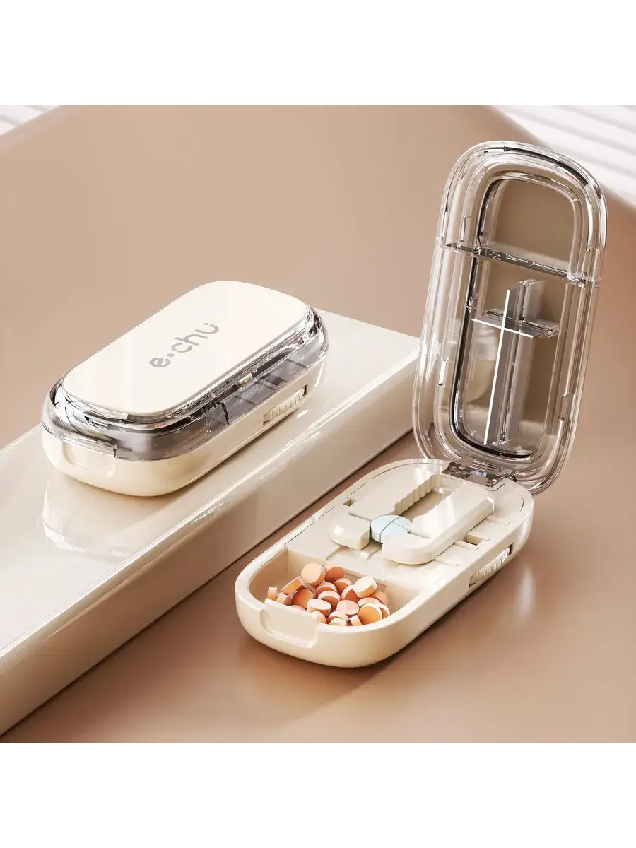buyyes White Tablet Splitter, Quartering Tablets