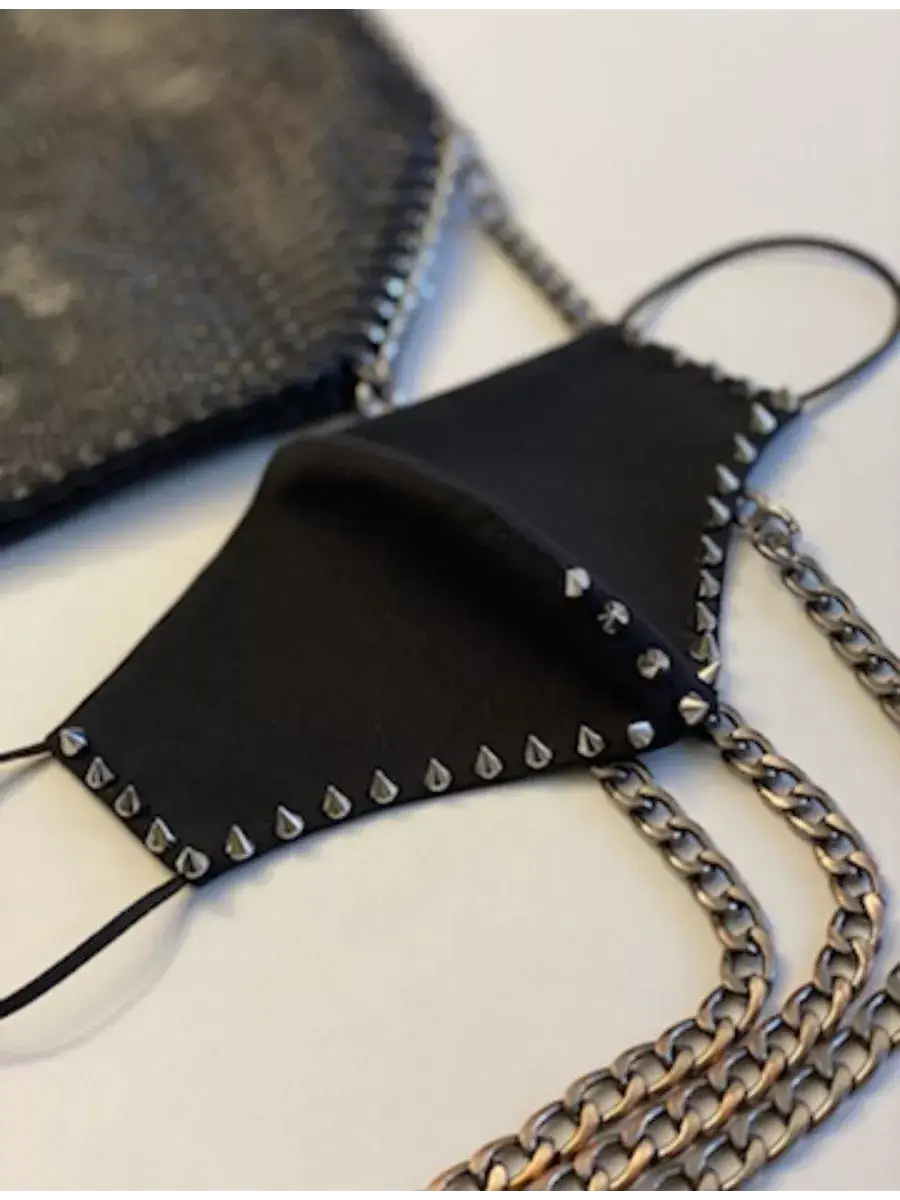 Elya Kudelya Reusable Spiked Mask Charcoal Black 1 pcs