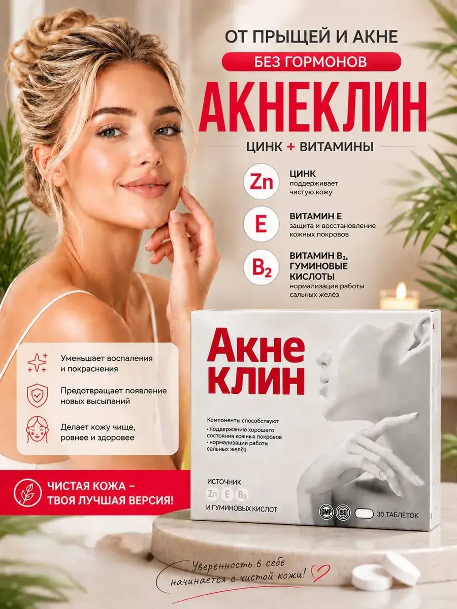 VITAMIR Acneclin Coated Tablets 30 Pack