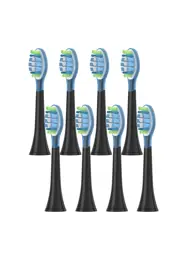 SOOENJOY C3 Black Replacement Toothbrush Heads, 8 Pieces #1
