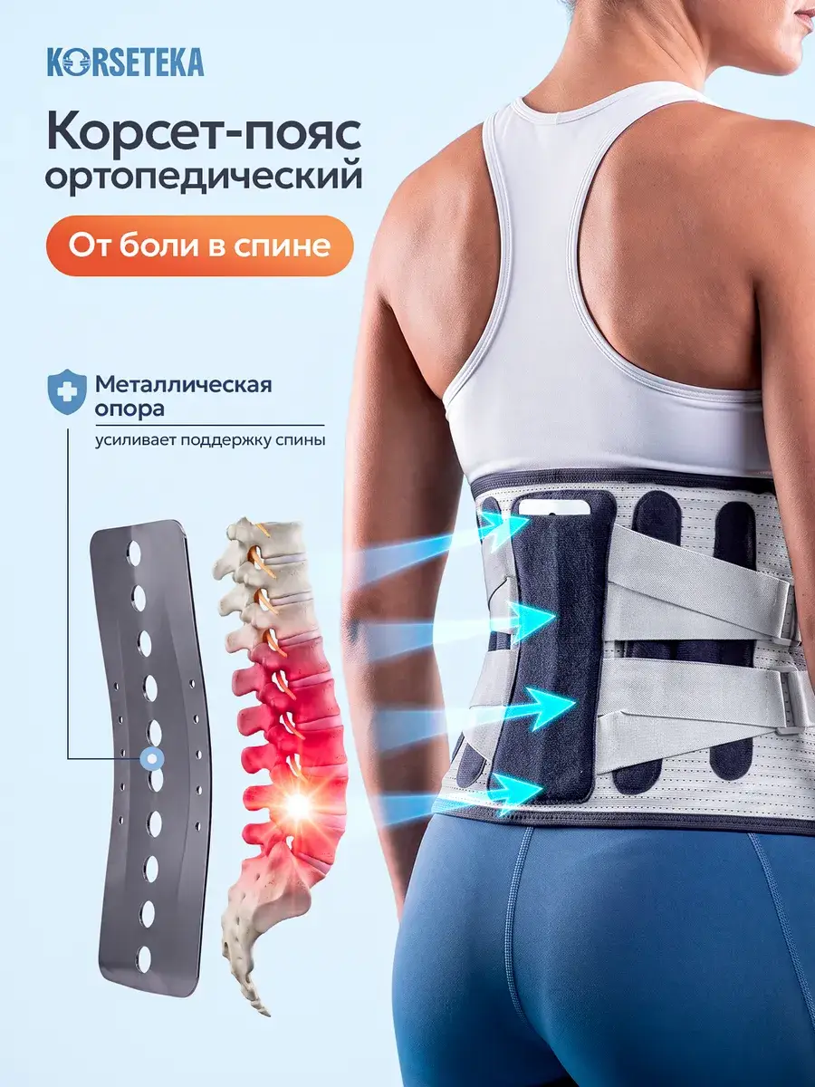 Korseteka Lumbosacral Orthopedic Back Support Corset